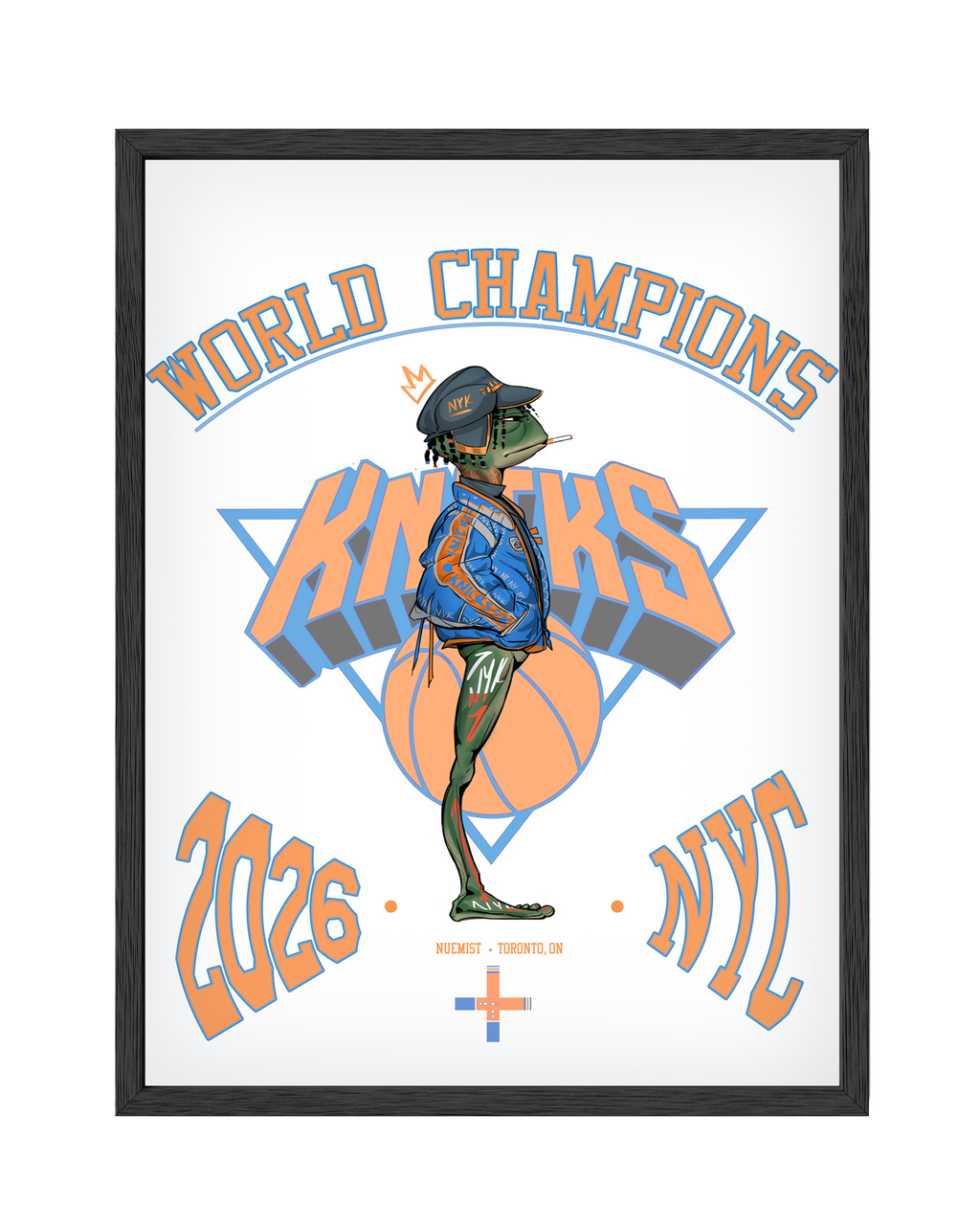 KNICKS FROG PRINT