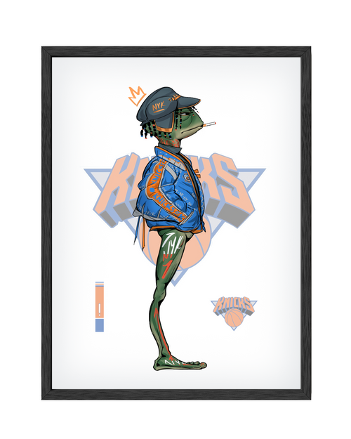 KNICKS FROG PRINT